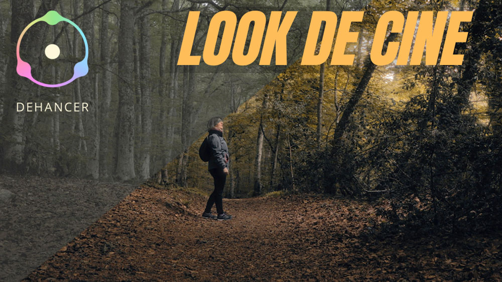 Dehancer para final cut ejemplo de antes y después