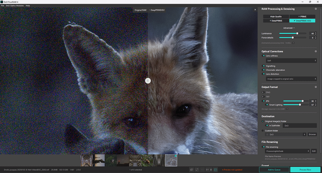 Antes y despues pureraw4